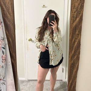 H&M Printed Button Down